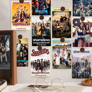 美剧无耻之徒海报墙贴宿舍卧室背景墙贴纸房间装饰墙贴画贴墙纸