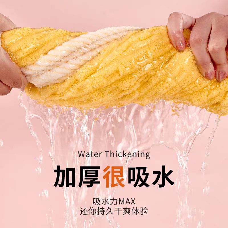 干发帽女吸水双层加厚2024新款包头巾洗头擦头发超强速干毛巾浴帽