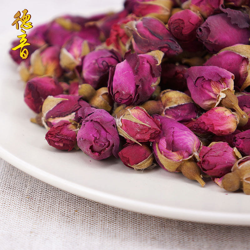 德音花茶月季花干产地货源山东500g散装花草茶泡水花蕾月季花