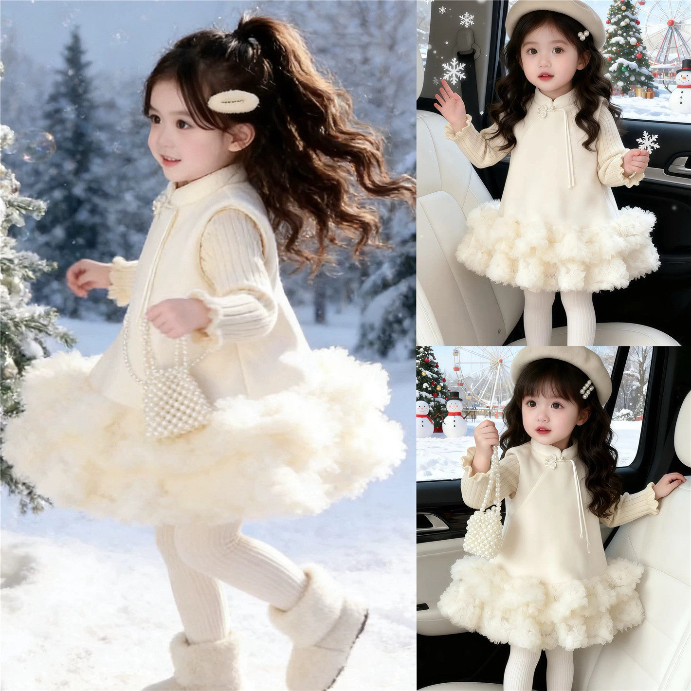 周岁女宝宝公主生日礼服裙2026过年新中式女童连衣裙背心蓬蓬裙潮,童装/婴儿装/亲子装,连衣裙,淘宝优惠券,粉丝福利购,淘宝优惠卷