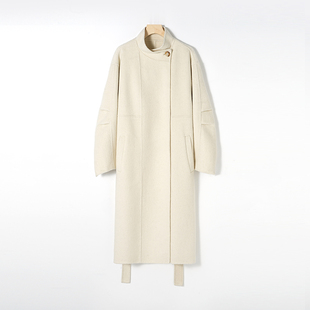 秋冬立领百搭高级感毛呢大衣885027 妮妮推荐