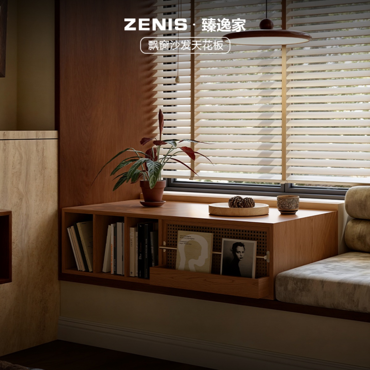 新款定制阳台实木化妆台一体飘窗柜收纳柜改造茶几主卧窗台柜