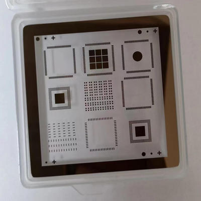 光刻掩膜版光刻板铬版标定板苏打玻璃石英34567英寸定制快速交货