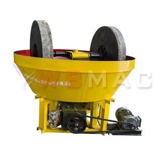 1200型节能选金银矿湿碾机（低电耗）水碾子配套沉淀池