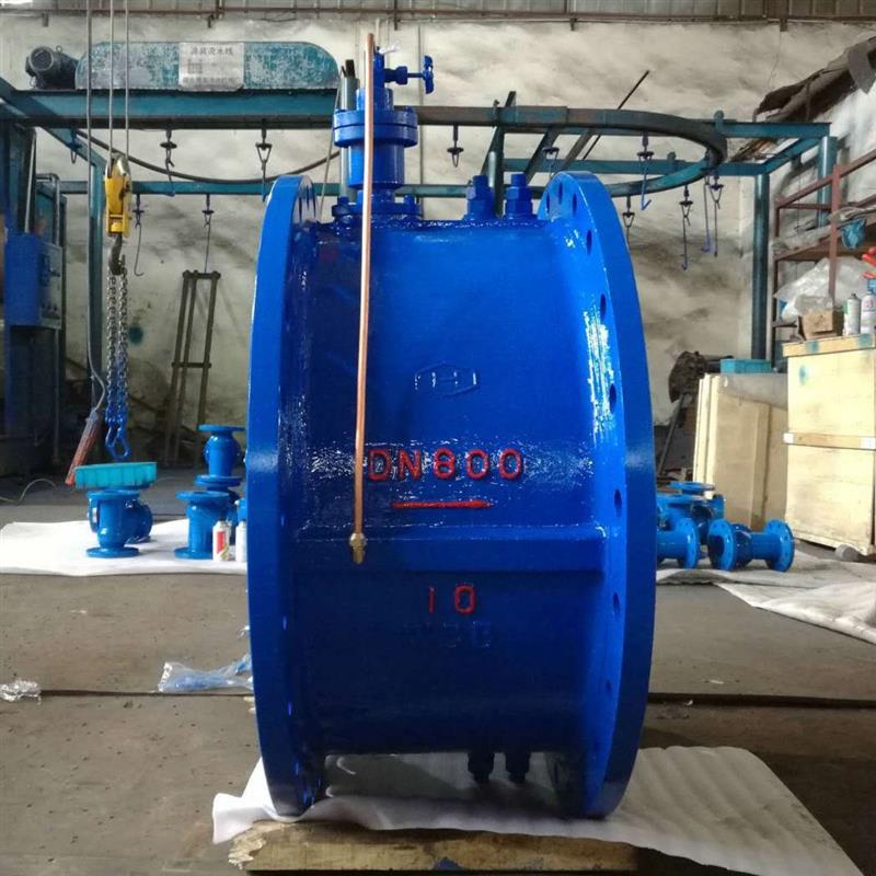 HH49X-10微阻缓闭消声蝶式止回阀DN800大口径微阻缓闭止回阀DN700