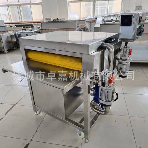 粽叶清洗机视频小型粽叶清洗机连续式洗粽子叶机器荷叶清洗机