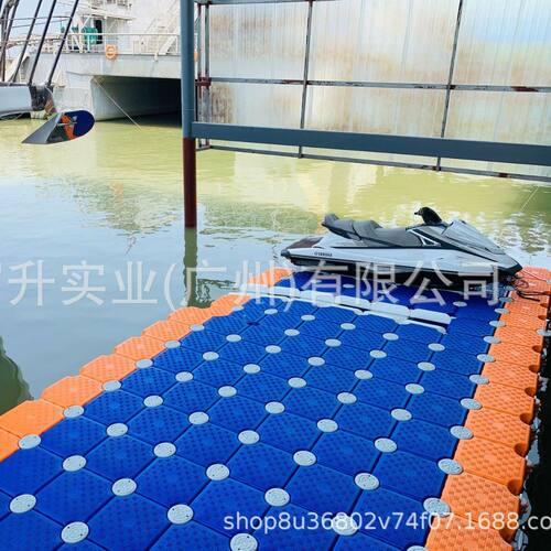 广州厂家直销HDPE进口料浮桥浮动码头游艇浮动平台端午龙舟码头