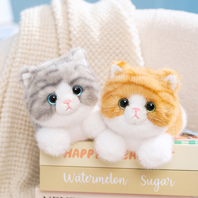 赛特嘟嘟仿真小猫咪玩偶桌伴娃娃公仔小摆件毛绒玩具抱枕生日礼物