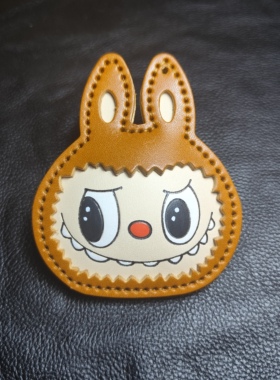 手工皮具挂件真皮包挂件高级感拉布布