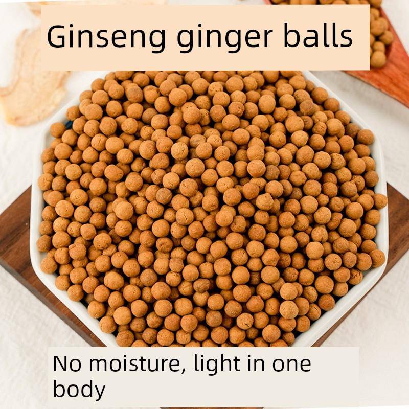 罗姜缘欢喜客人参HYO姜颗丸原始食用粒南小黄云红参姜粉250g/姜瓶