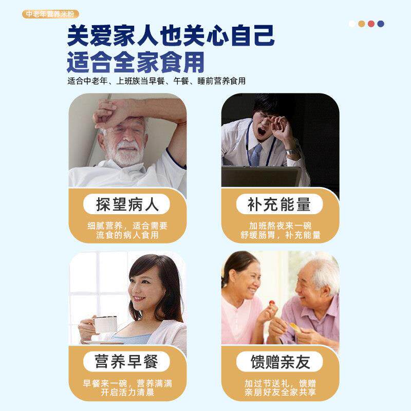 猴菇山药营养糊米粉中老年早代餐粉流食鼻品无蔗糖头饲成人米JKA