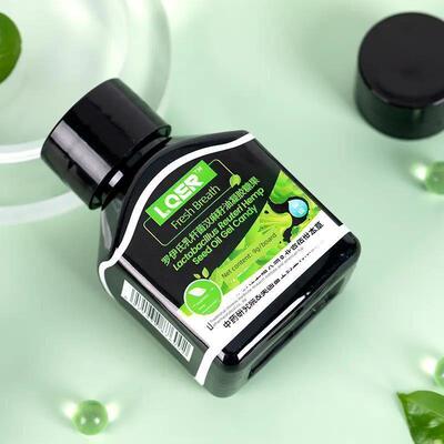 鹿义士蒙氏乳酸菌凝籽油胶糖果DHN珠爆绿珠香口丸爆小丸