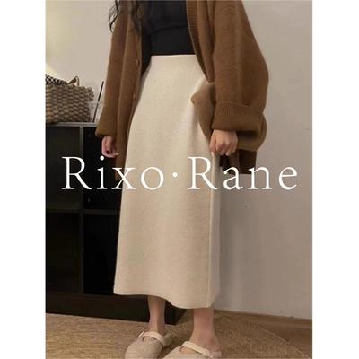 法国Rixo Rane气质巨大⭐羊毛针织裙女士盖臀a字长裙开司米羊毛裙