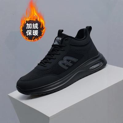 男鞋夏季2025新款透气增高休闲 鞋男士春款软底运动鞋子加绒老爹
