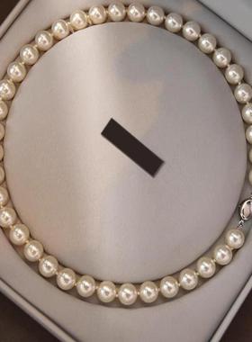 新加坡chomelkinsey白色珍珠项炼女2025新款秋冬气质高级感毛衣炼