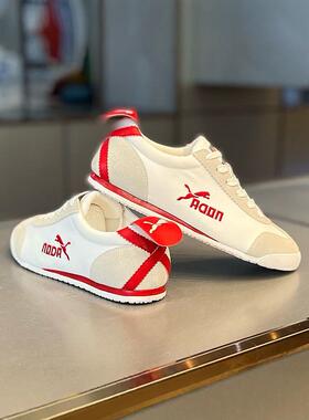 ZaSaFran！小白鞋透气软底布面潮男鞋时尚百搭防滑耐磨休闲小白鞋