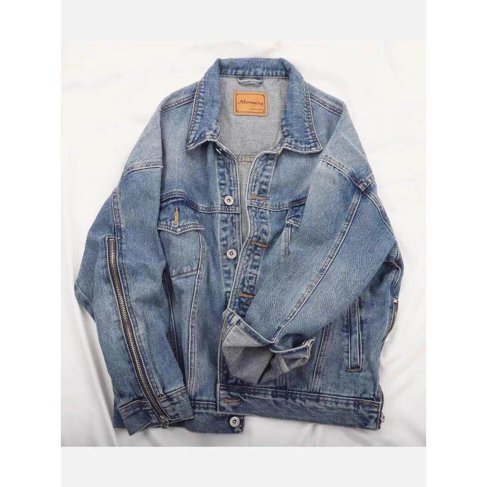 韩版百搭牛仔外套女2025春秋款bf慵懒风宽松休闲时尚高级感牛仔服