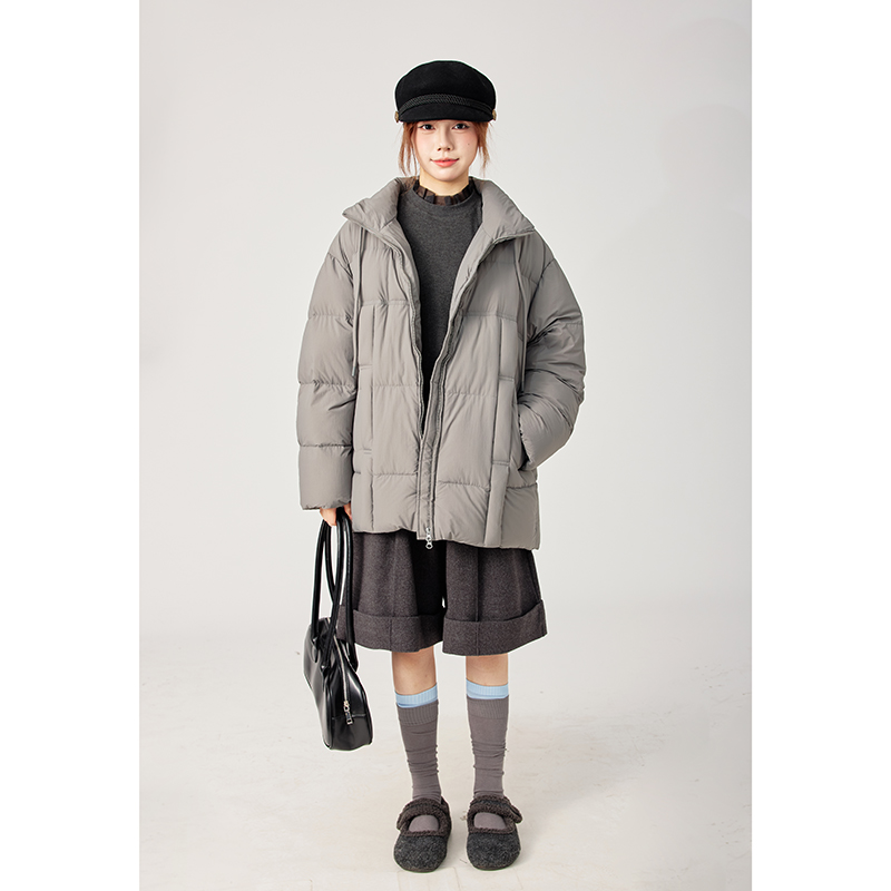 NEEXUN奈寻加厚磨毛五分裤2025冬季新款百搭修身显瘦简约休闲宽松