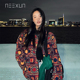 NEEXUN奈寻复古花色羊羔毛外套女棉服春秋季 新款 宽松显瘦夹棉外套