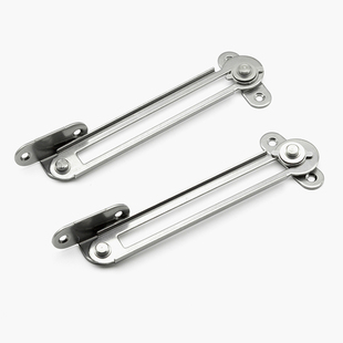 HFX26 不锈钢自锁滑动支撑杆电柜机箱开门角度限位器铰链拉杆门撑