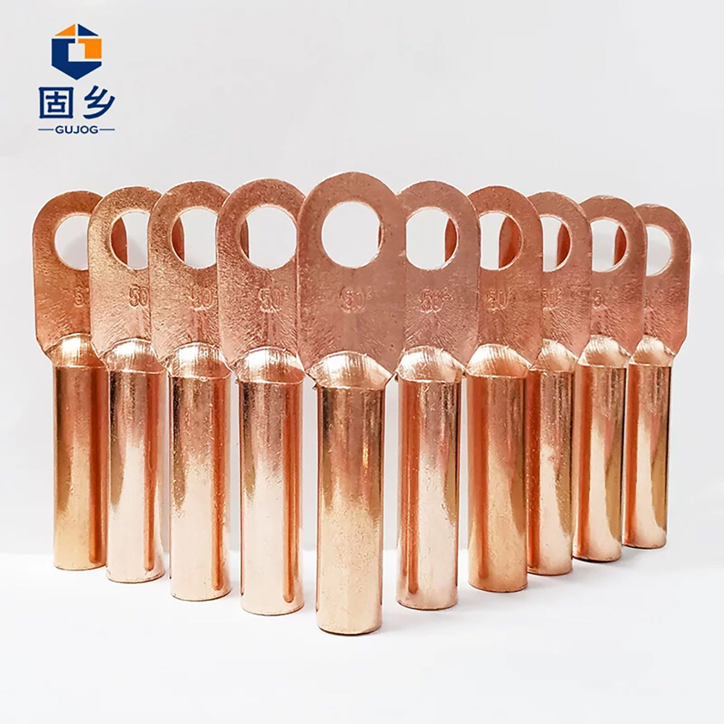固乡DT紫铜鼻子接线端子线耳冷压电缆接头16/35/50/70/95/120平方