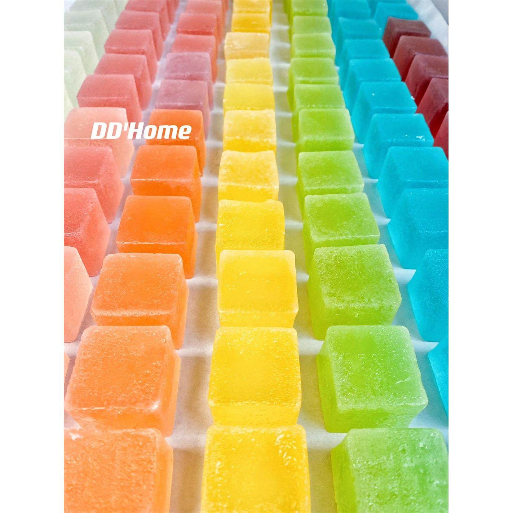 网红琥珀糖日本高颜值水晶糖大块零食水果味脆皮声控星空糖旗舰店