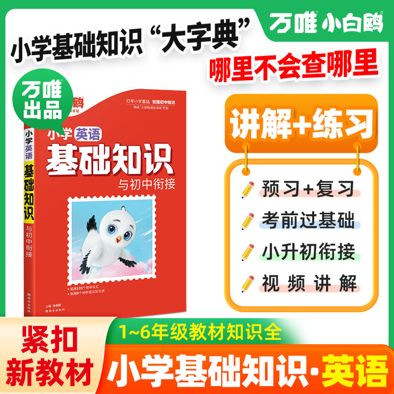 万唯中考小白鸥英语基础知识图片