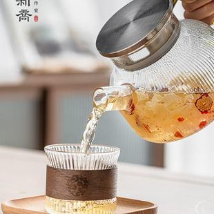 煮茶壶电陶炉玻璃煮茶器花茶壶泡茶专用煮茶炉茶具 蔡新乔2024新款