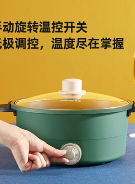 九阳（Joyoung） 3L家用容量电火锅复古机身 HG30-G310圆形煮锅