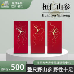 【农大甄选】桓仁山参干参15年东北野山参林下参整参非人参西洋参