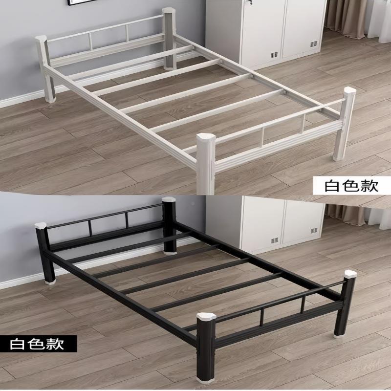 人90宽铁艺单床LP-31生床工地铁床学宿舍床公寓小户型单层床铁架