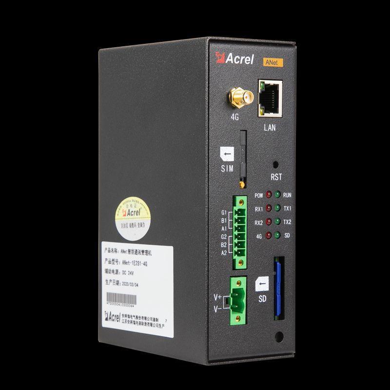 安科瑞ANet-2ER4S1通信网管理机/安4光耦隔离上行以路太下行S485
