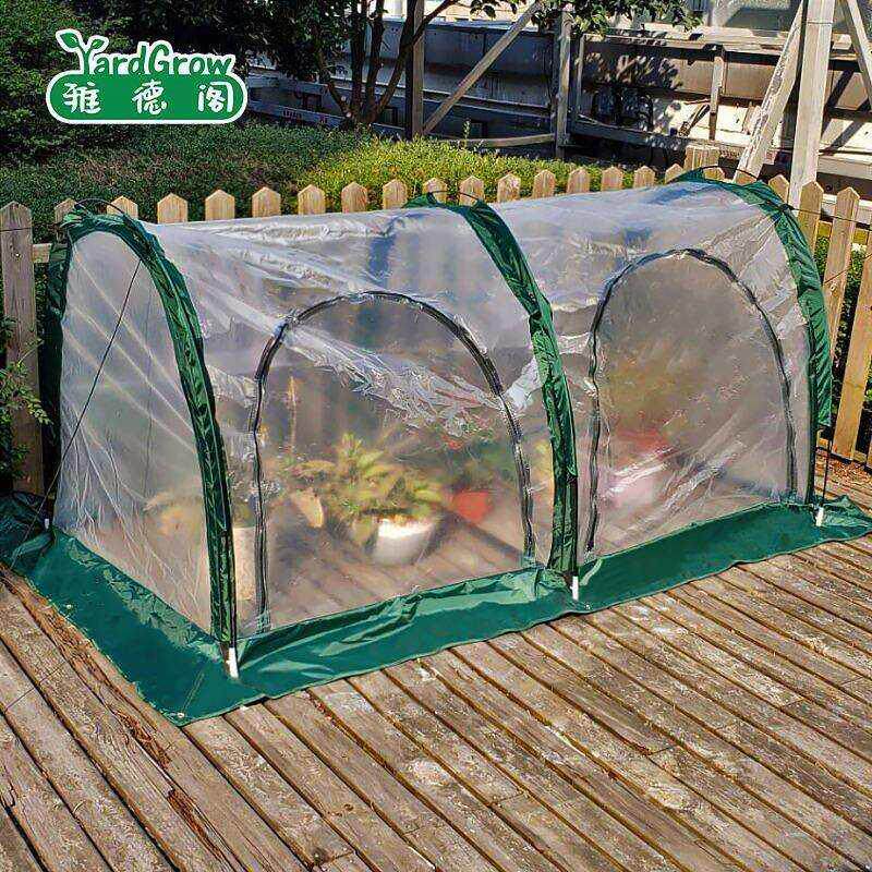 种菜小拱棚 菜地拱棚 冬季蔬菜地保温棚家庭种菜大棚家用种菜暖棚