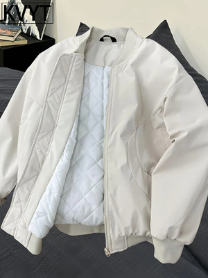 潮牌美式飞行员夹克男士2025年秋冬季新款加厚夹棉保暖棒球服男款