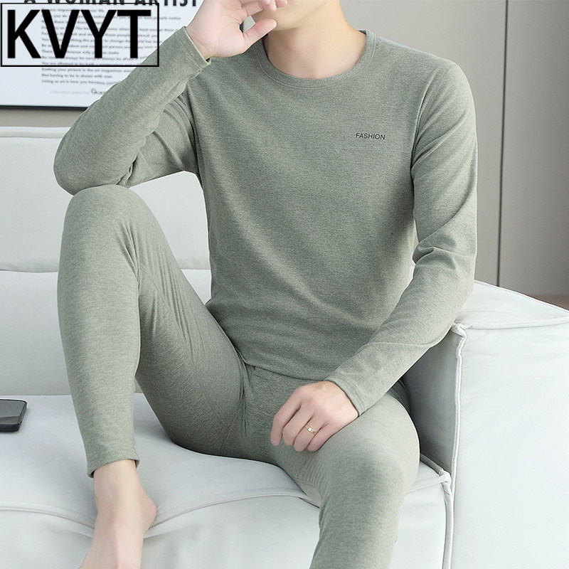 高端德绒恒温保暖内衣套装男2026新款打底线衣线裤男装冬装一整套