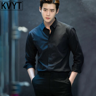 高端男士衬衫2025新款长袖韩版发型师高级感穿搭痞帅男装上衣春秋