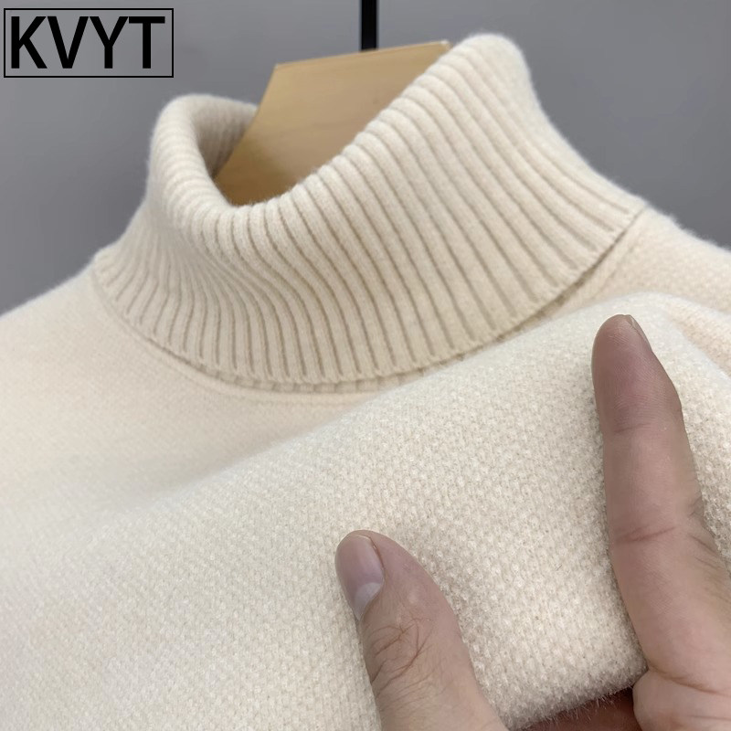 高领男士毛衣2025新款一体绒打底衫男款冬装加绒加厚内搭针织衫潮,男装,针织衫/毛衣,淘宝优惠券,粉丝福利购,淘宝优惠卷