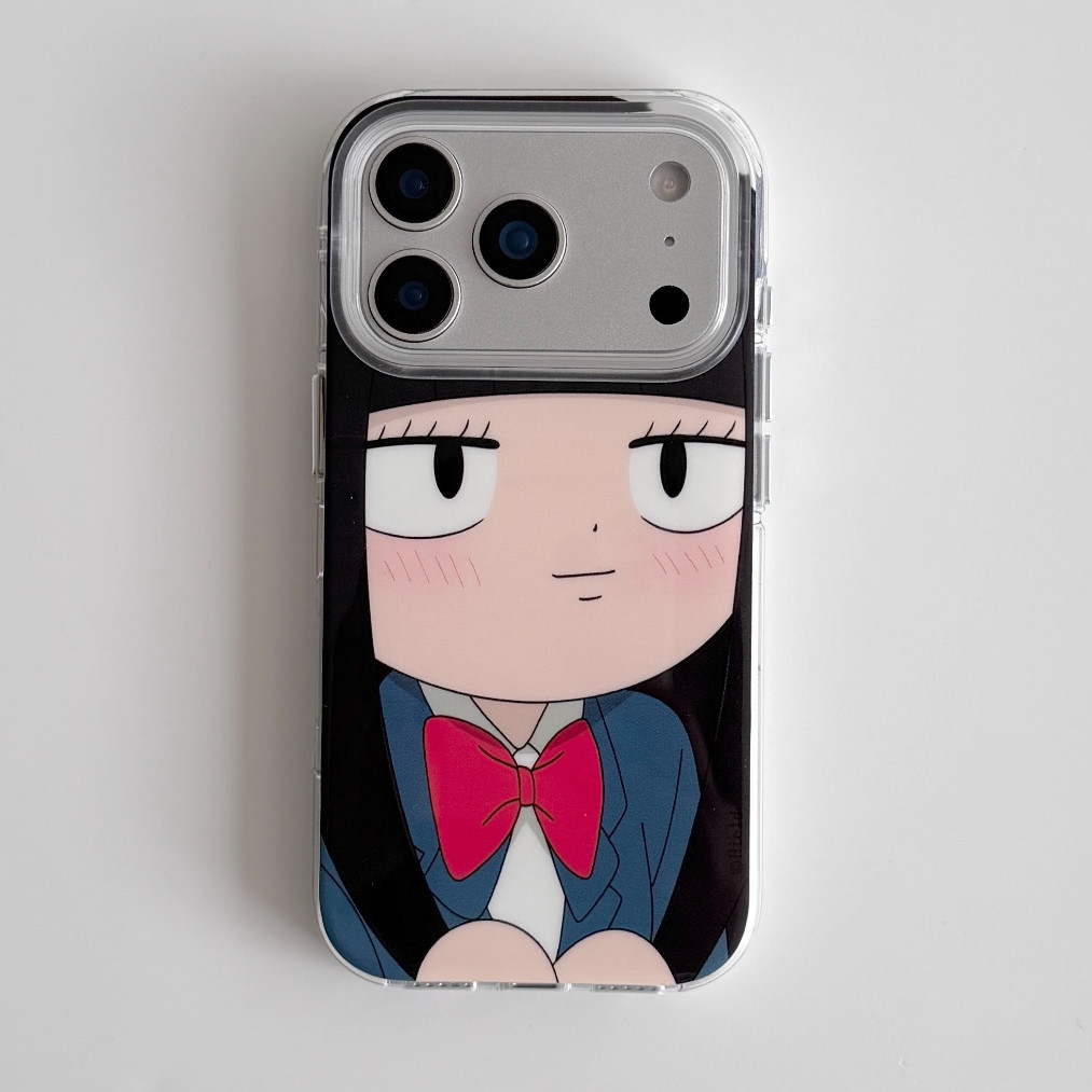 可爱软萌卡通黑沼爽子苹果17promax超火手机壳全包新款透明软壳iPhone16高颜值保护套防摔15/14/13小众高级感