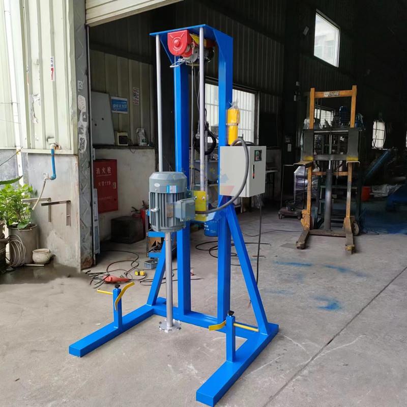 牛奶乳品变频调速分散机不锈钢蜂蜜混合搅拌机简易式电动分散桶