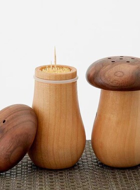 Toothpick Box with Bamboo Toothpicks, Disposable Double-Head