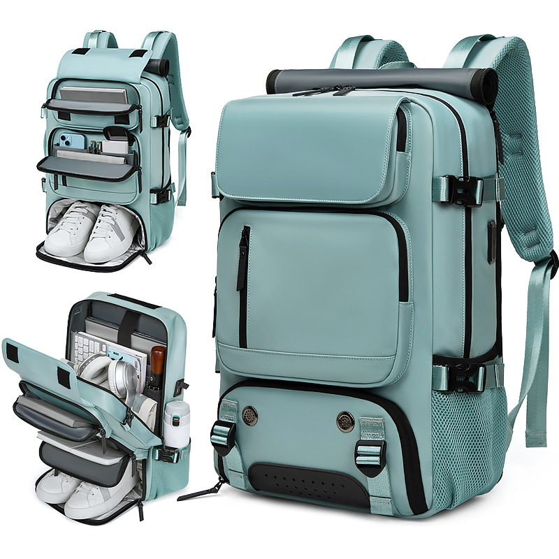 Travel backpack with large capacity for both men and women