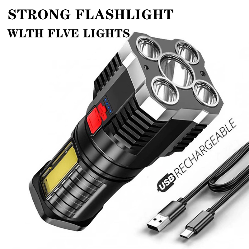 Flashlight strong light rechargeable mini led light 手电筒