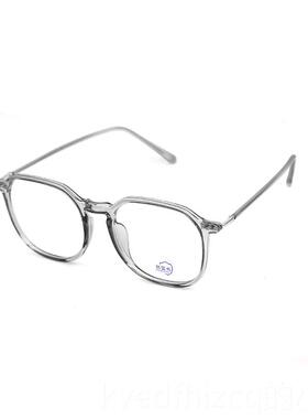 新款MAXB大框框圆胖脸瘦防蓝光黑镜多边形近视眼镜框辐射日眼系文