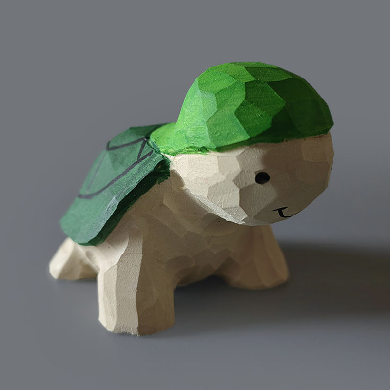 神工巧匠丨乌龟小绿木雕摆件 纯手工雕刻 办公室小摆件生日小礼品,家居饰品,装饰摆件,淘宝优惠券,粉丝福利购,淘宝优惠卷