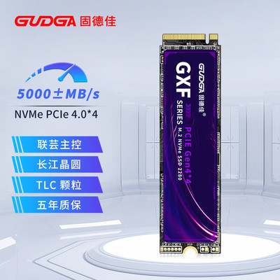 固德佳M.2NVMe1T2T固态硬盘TLC