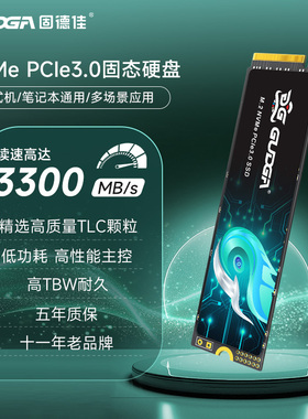固德佳GVR M2 NVMe PCIe3.0 固态硬盘SSD512g 1TB笔记本台式电脑
