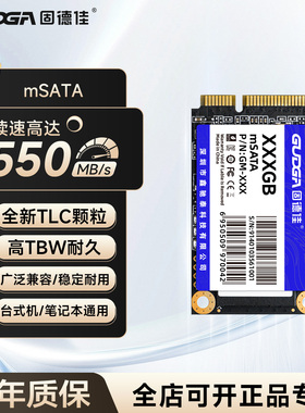 固德佳GM msata固态硬盘SSD 128GB 256GB 512GB 1TB 2TB TLC颗粒