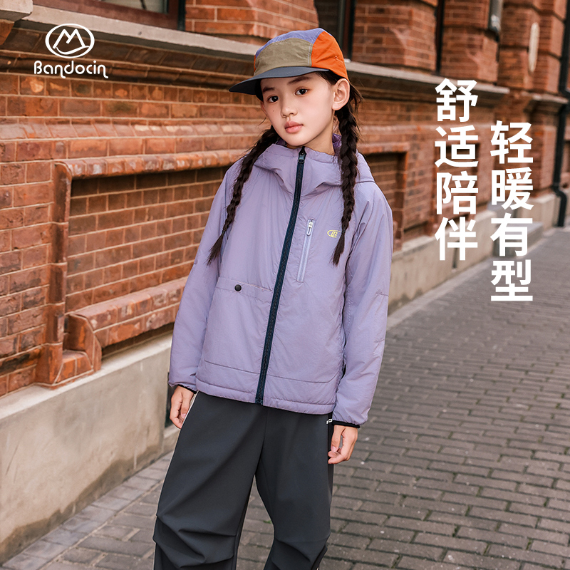半度闲女童轻棉双面穿外套二棉秋冬装洋气25新款儿童冬季棉服棉衣