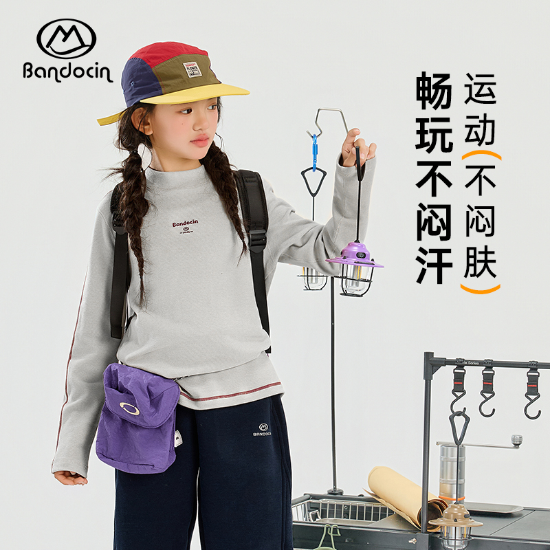 半度闲女童加厚打底衫T恤秋冬装