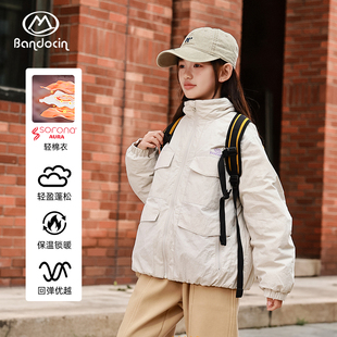 加厚儿童冬季 半度闲女童轻棉立领外套秋冬装 棉衣潮 索罗娜轻棉